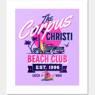 Corpus Christi Beach Club Posters and Art